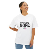 Current Mood: Nope Unisex Oversized Boxy Tee