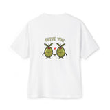 Olive You Unisex Oversized Boxy Tee