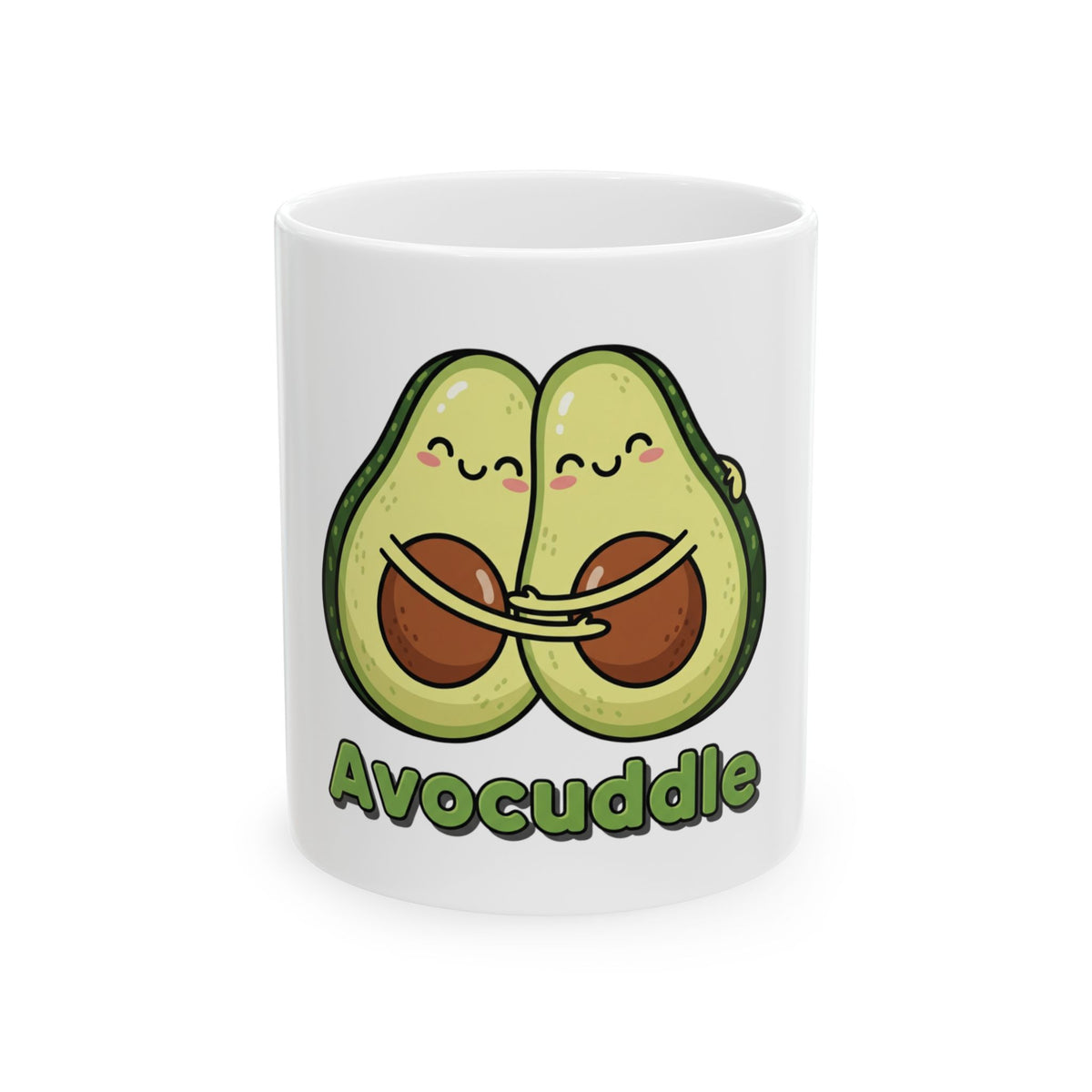 Cute Avocado Avocuddle Ceramic Mug