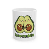 Cute Avocado Avocuddle Ceramic Mug
