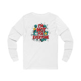 Humorous Graphic Long Sleeve Tee