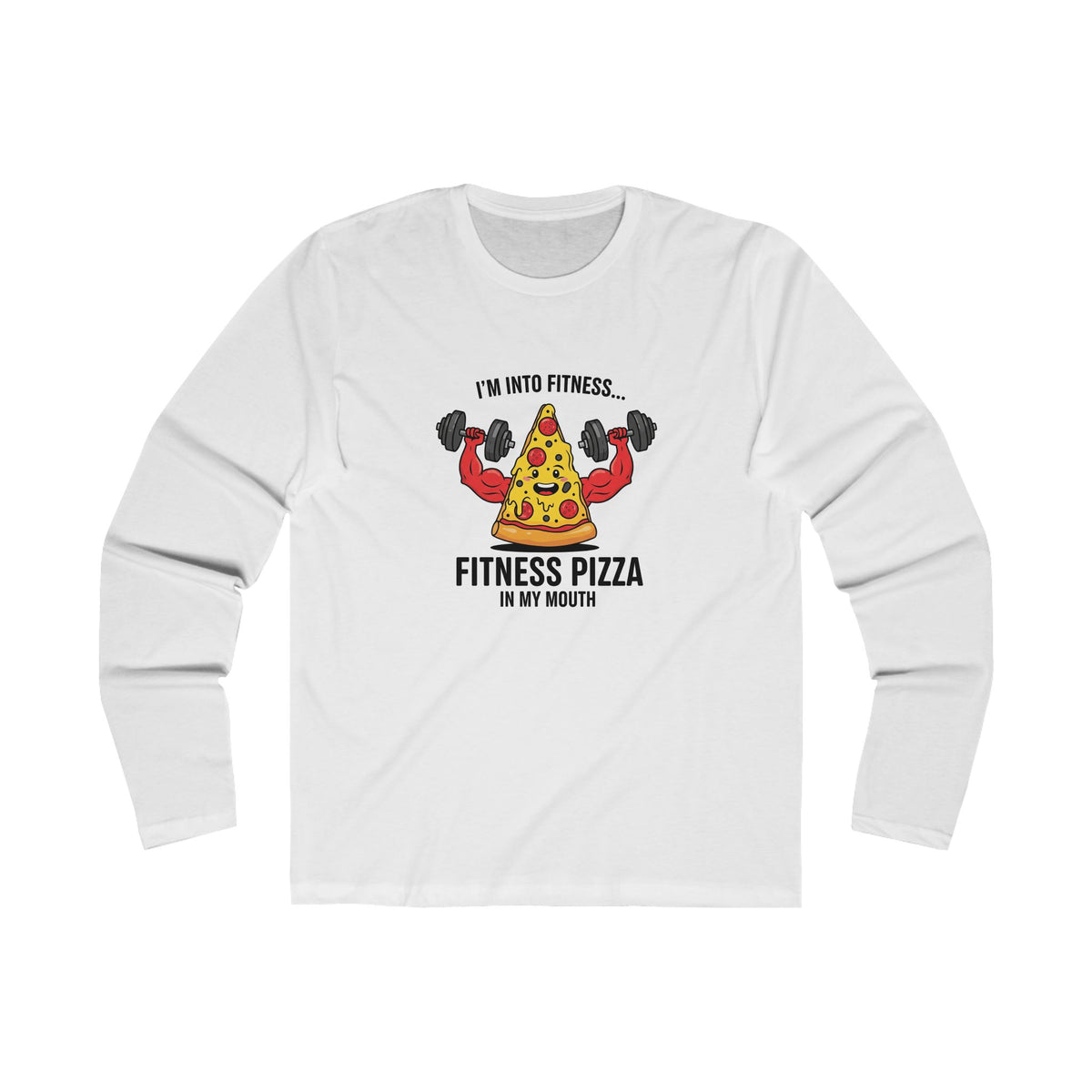 Pizza Fitness Long Sleeve Tee
