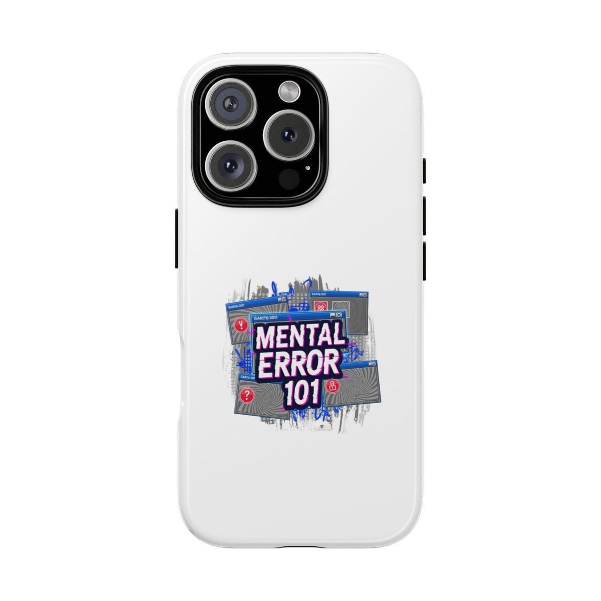 Phone Case with Mental Error Design