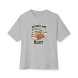 Booked and Busy Unisex Oversized Boxy Tee