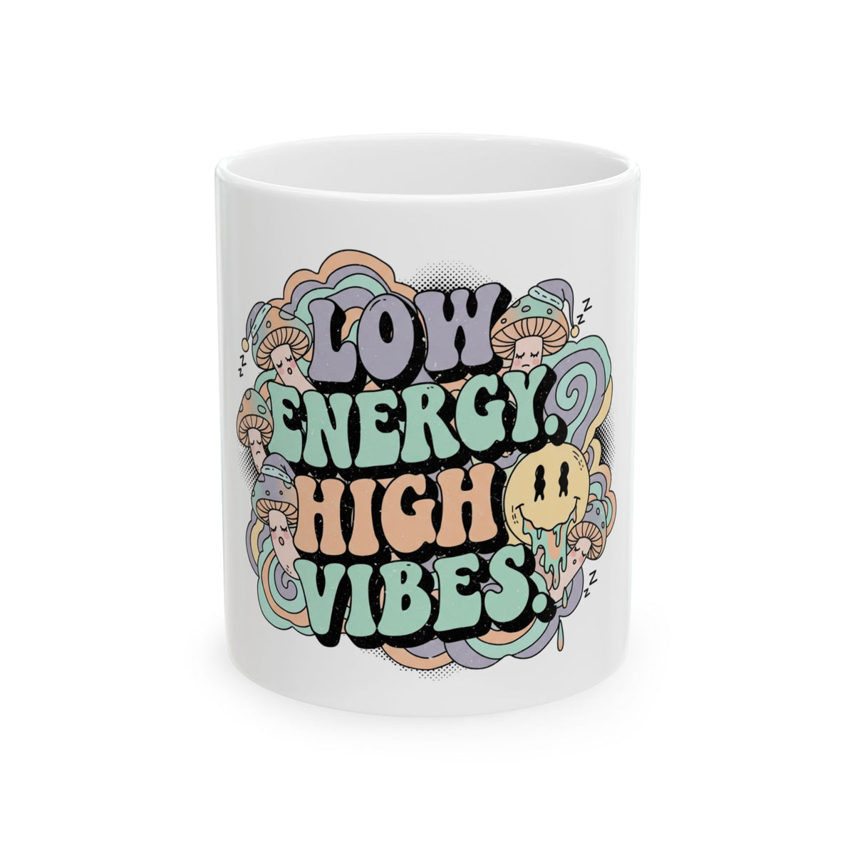 Groovy Vibes Ceramic Mug