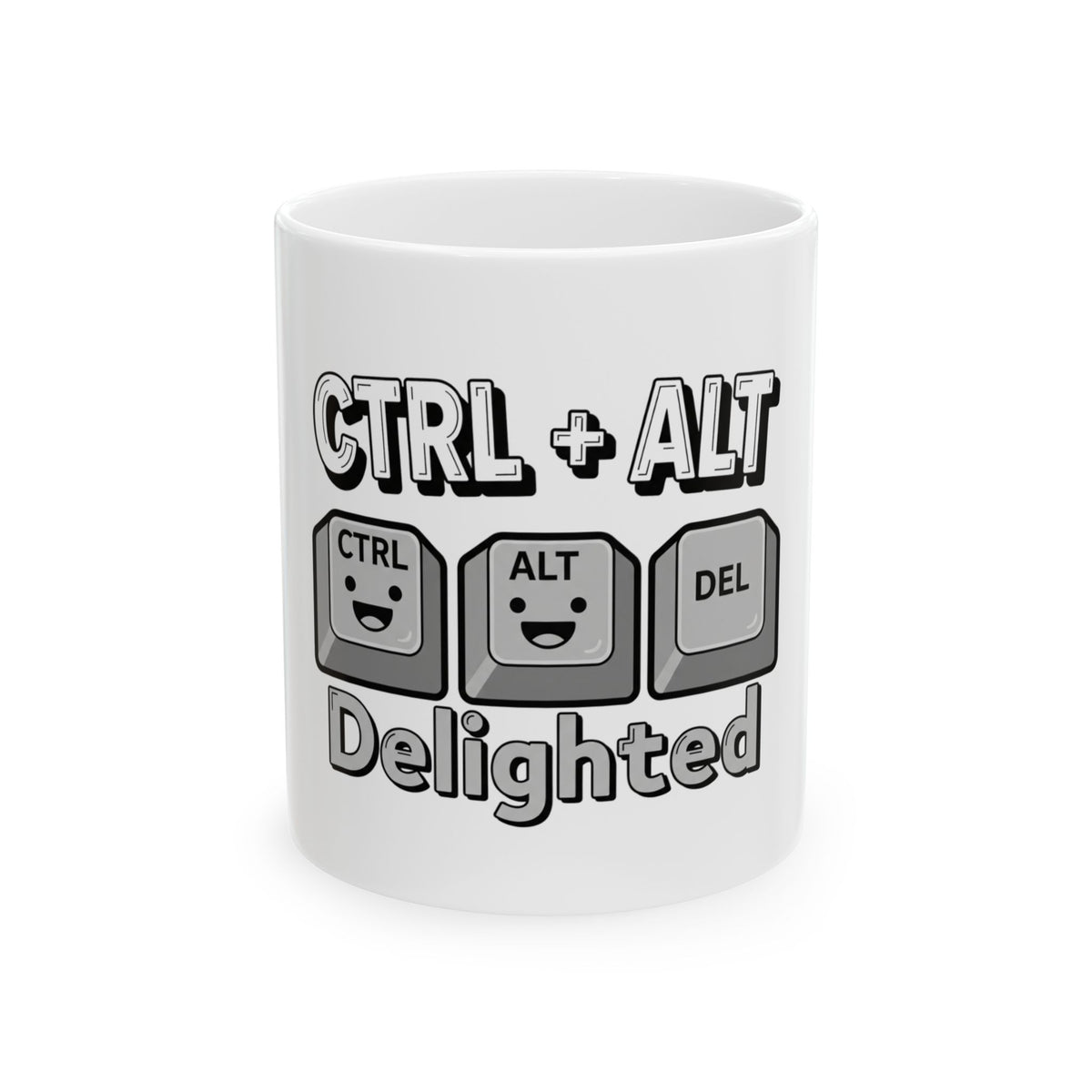CTRL + ALT Delighted Ceramic Mug