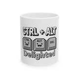 CTRL + ALT Delighted Ceramic Mug