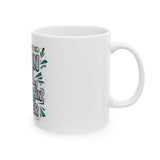 Brain Full Ceramic Mug