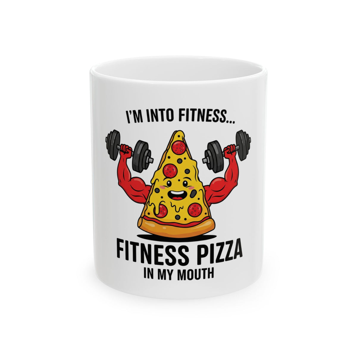 Funny Fitness Pizza Mug