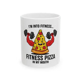 Funny Fitness Pizza Mug
