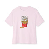 Fries Before Guys Unisex Oversized Boxy Tee