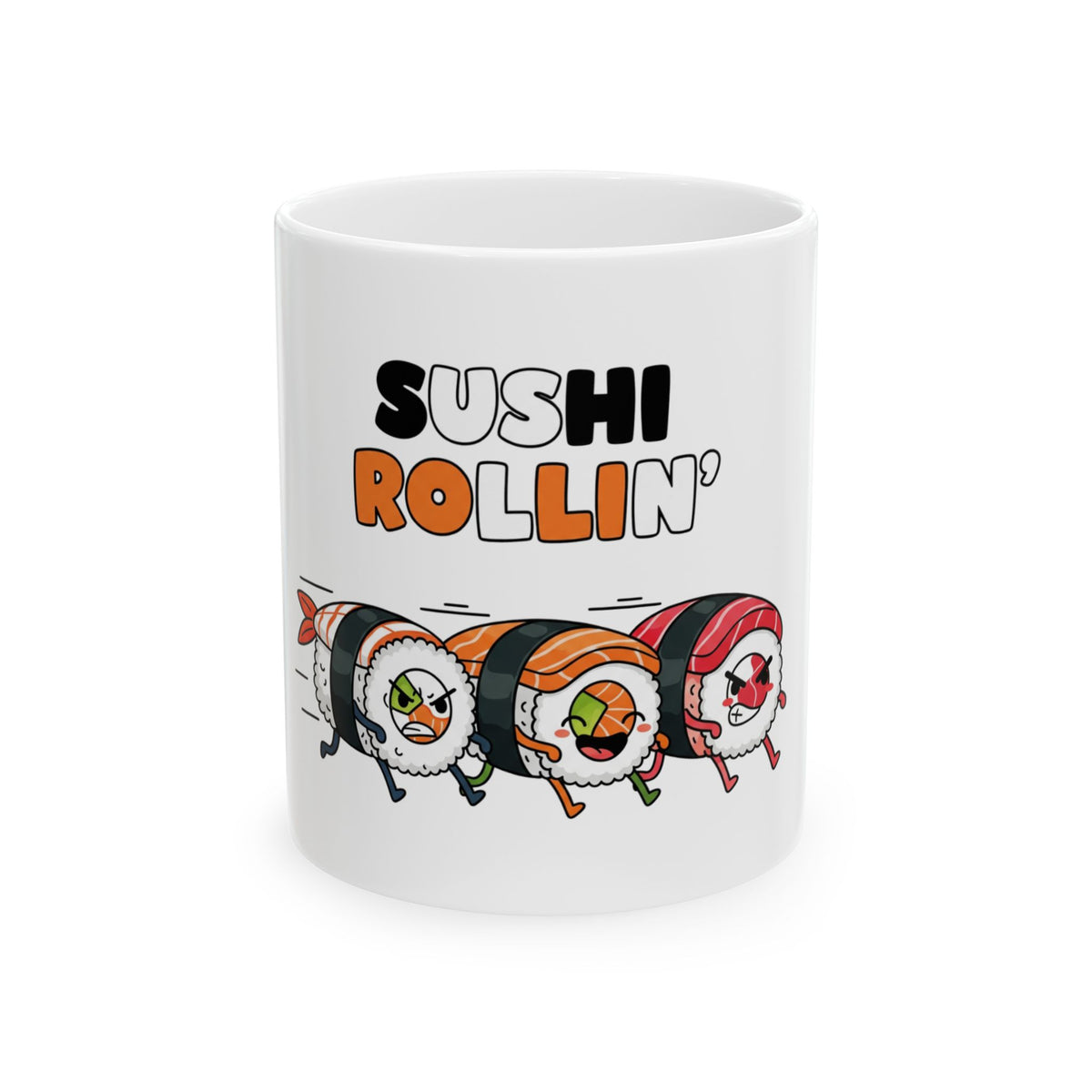 Sushi Rollin' Ceramic Mug