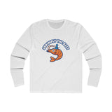 Shrimply the Best Long Sleeve Tee for Seafood Lovers