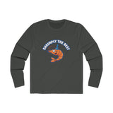 Shrimply the Best Long Sleeve Tee for Seafood Lovers