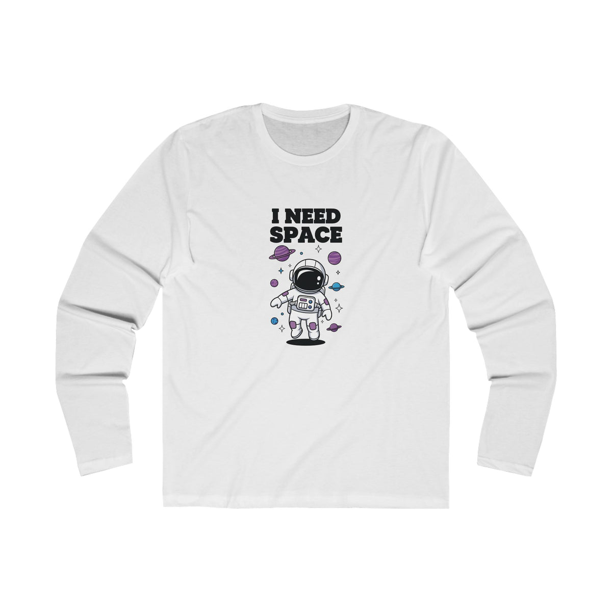 Astronaut Themed Long Sleeve Tee