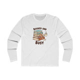 Men's Long Sleeve Booked and Busy Tee