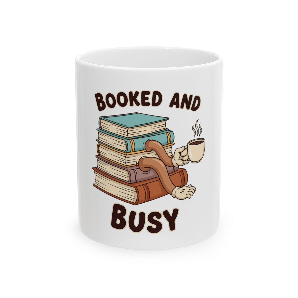 Booked and Busy Ceramic Mug