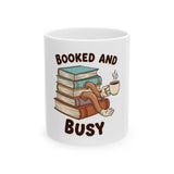 Booked and Busy Ceramic Mug