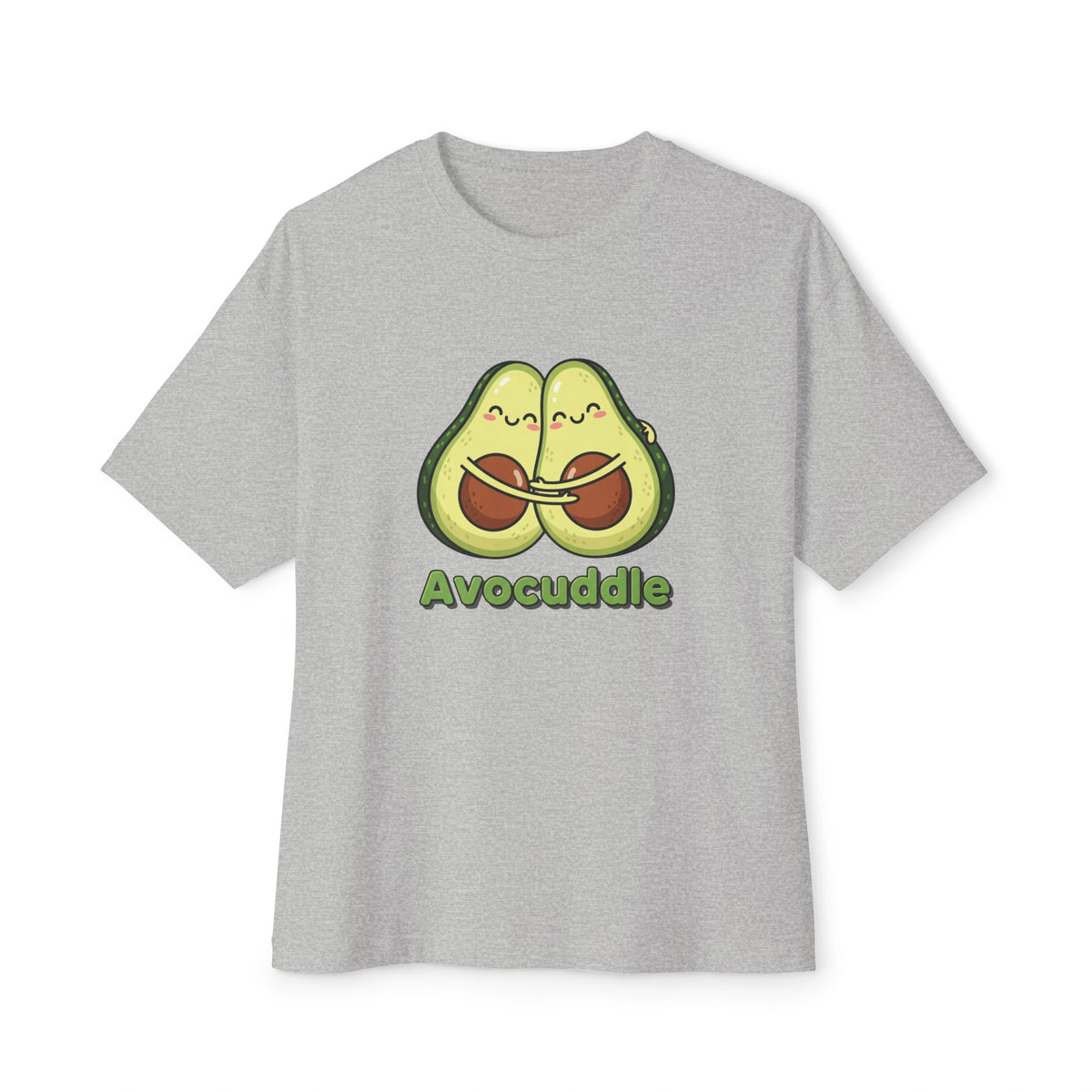 Avocado Cuddle Unisex Oversized Boxy Tee