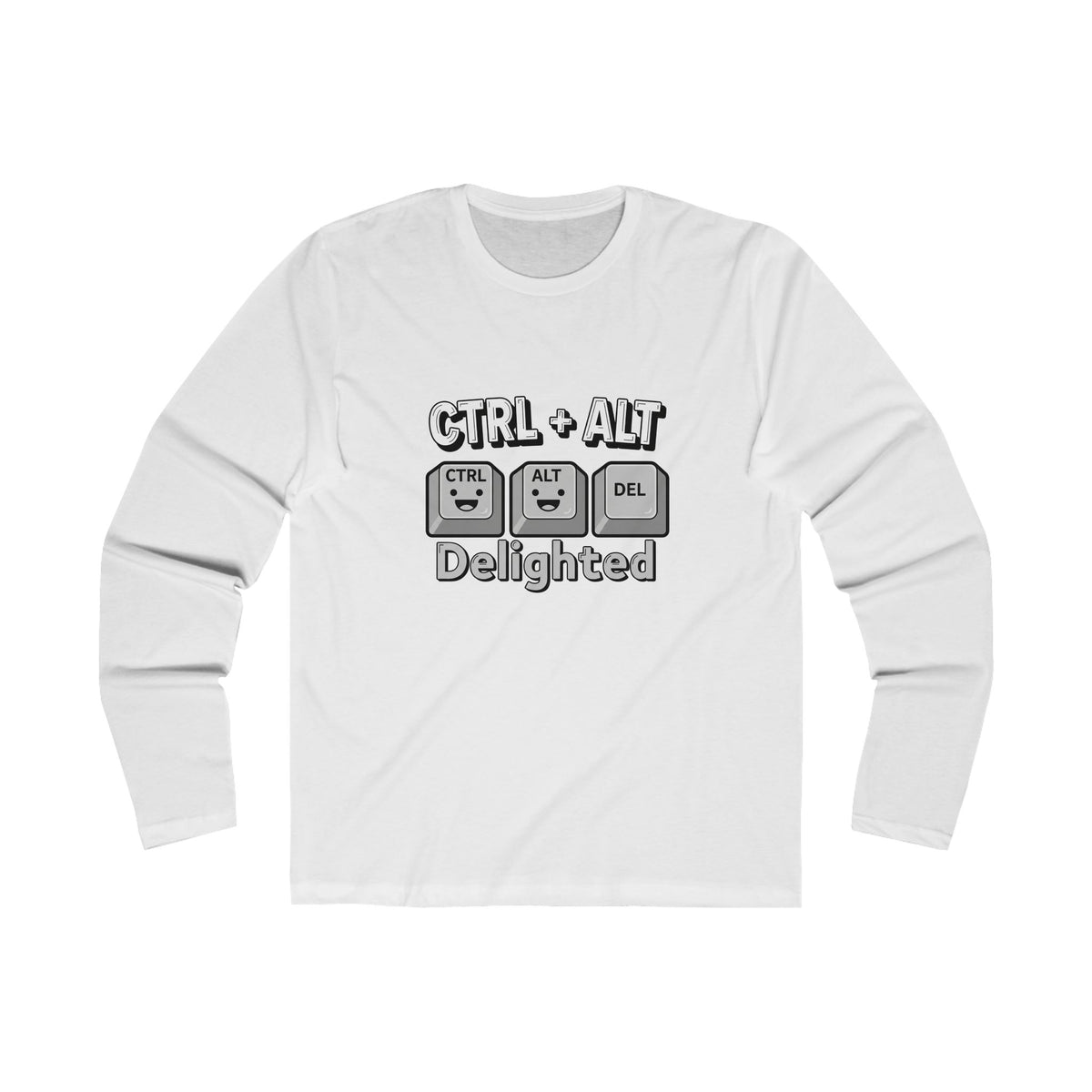CTRL ALT Delighted Long Sleeve Tee