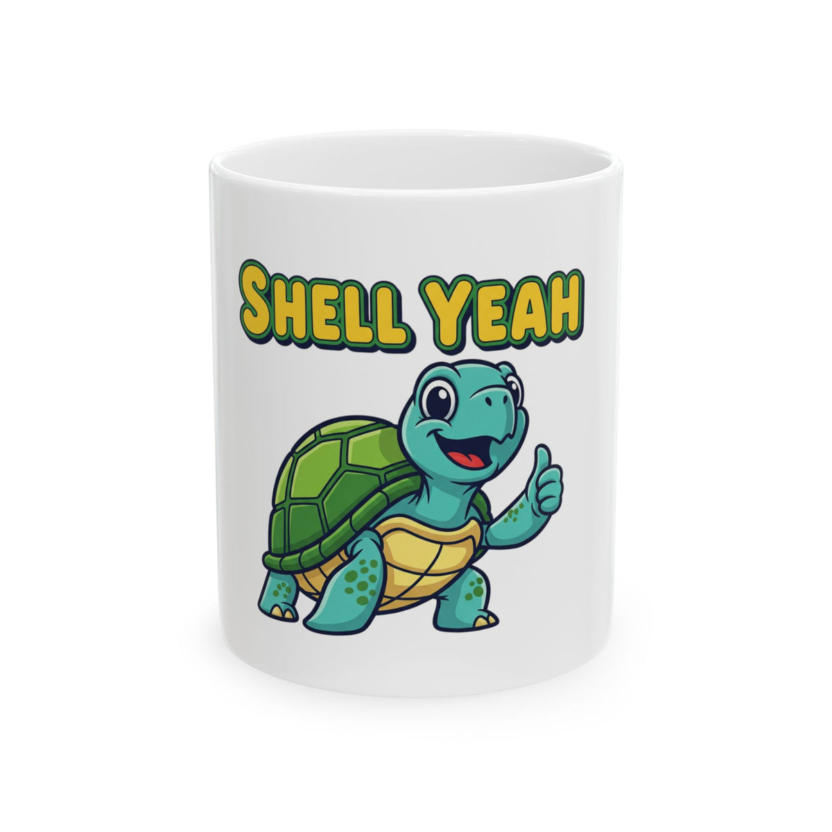 Cheerful Turtle Ceramic Mug