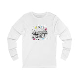 Unisex Long Sleeve Tee with 'Overthinking in Style' Graphic