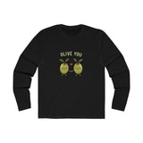 Cute Olive You Long Sleeve Crew Tee