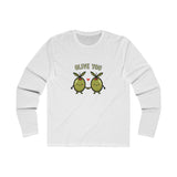 Cute Olive You Long Sleeve Crew Tee