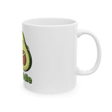 Cute Avocado Avocuddle Ceramic Mug