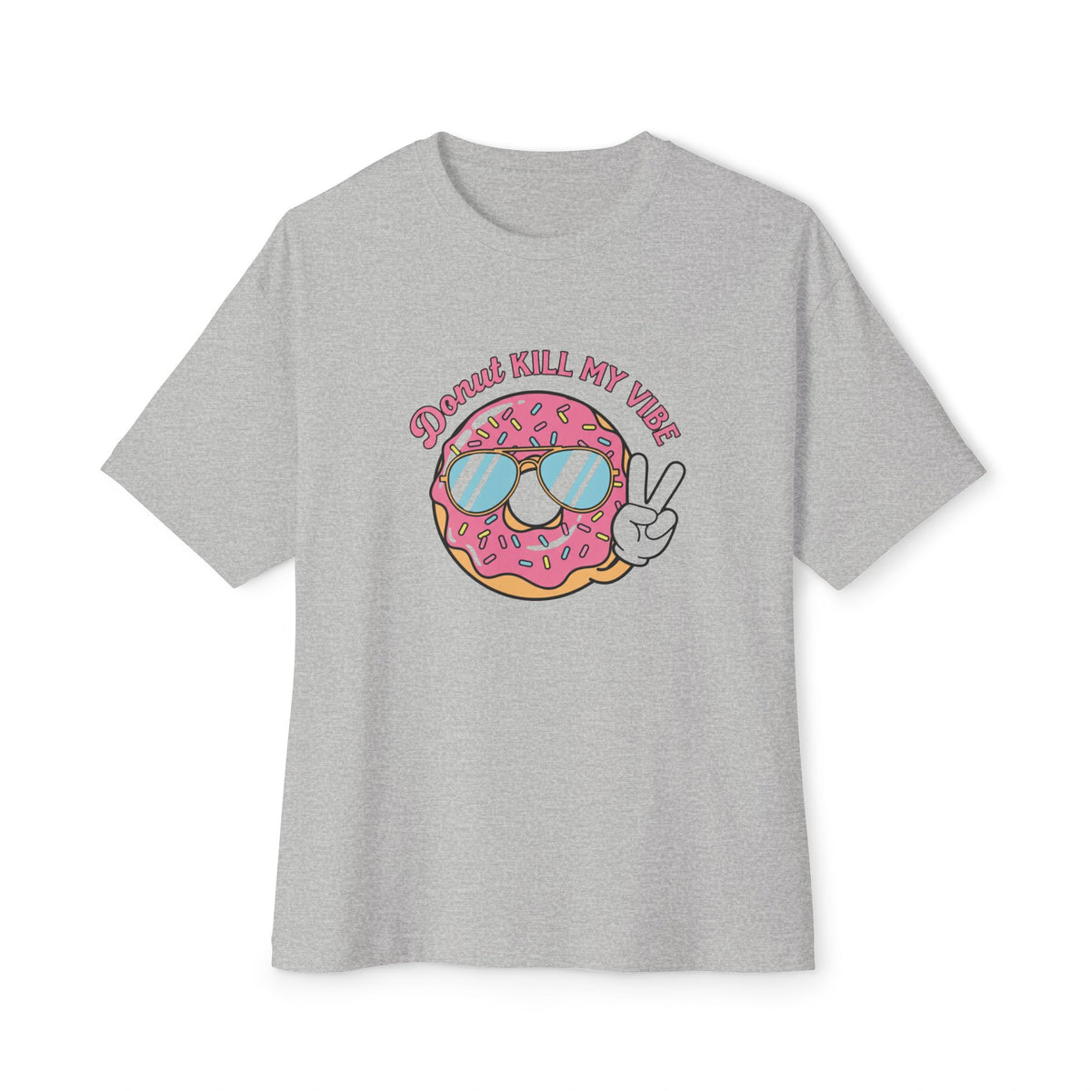 Donut Kill My Vibe Oversized Unisex Tee