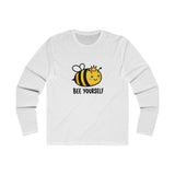 Bee Yourself Long Sleeve Crew Tee for Men